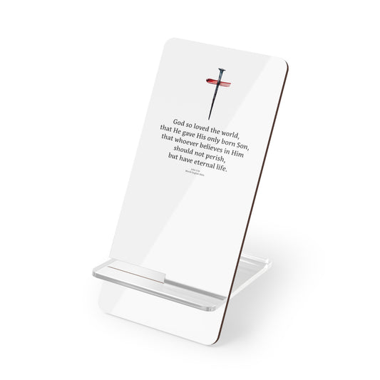 Mobile Display Stand for Smartphones - John 3:16