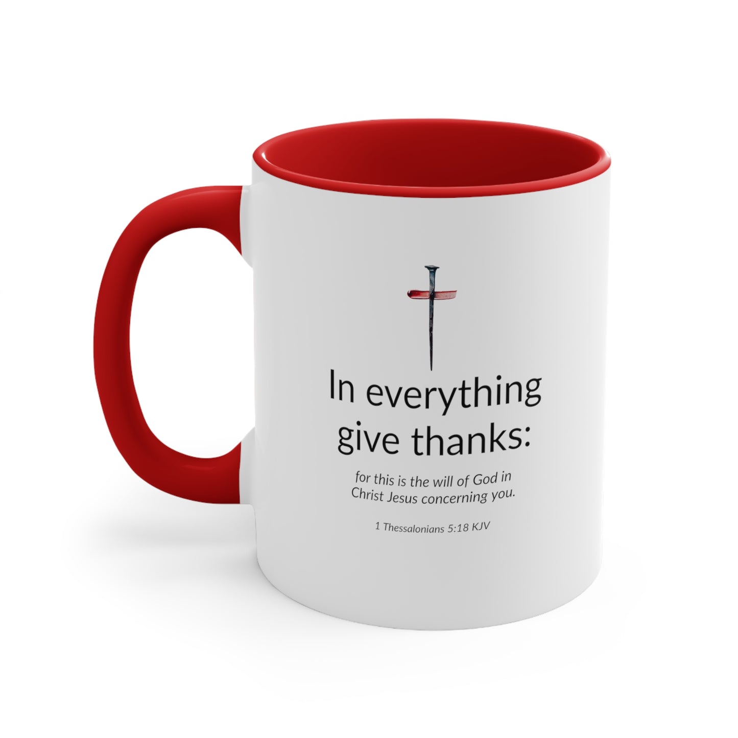 Accent Coffee Mug, 11oz - In Everything Give Thanks