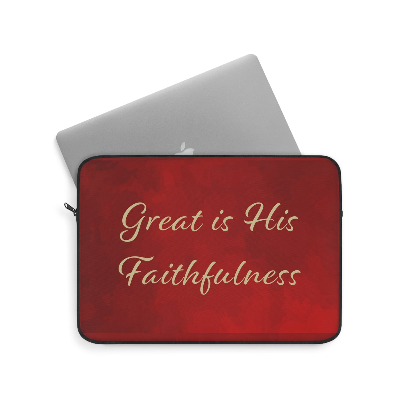 Laptop Sleeve - Great is His Faithfulness