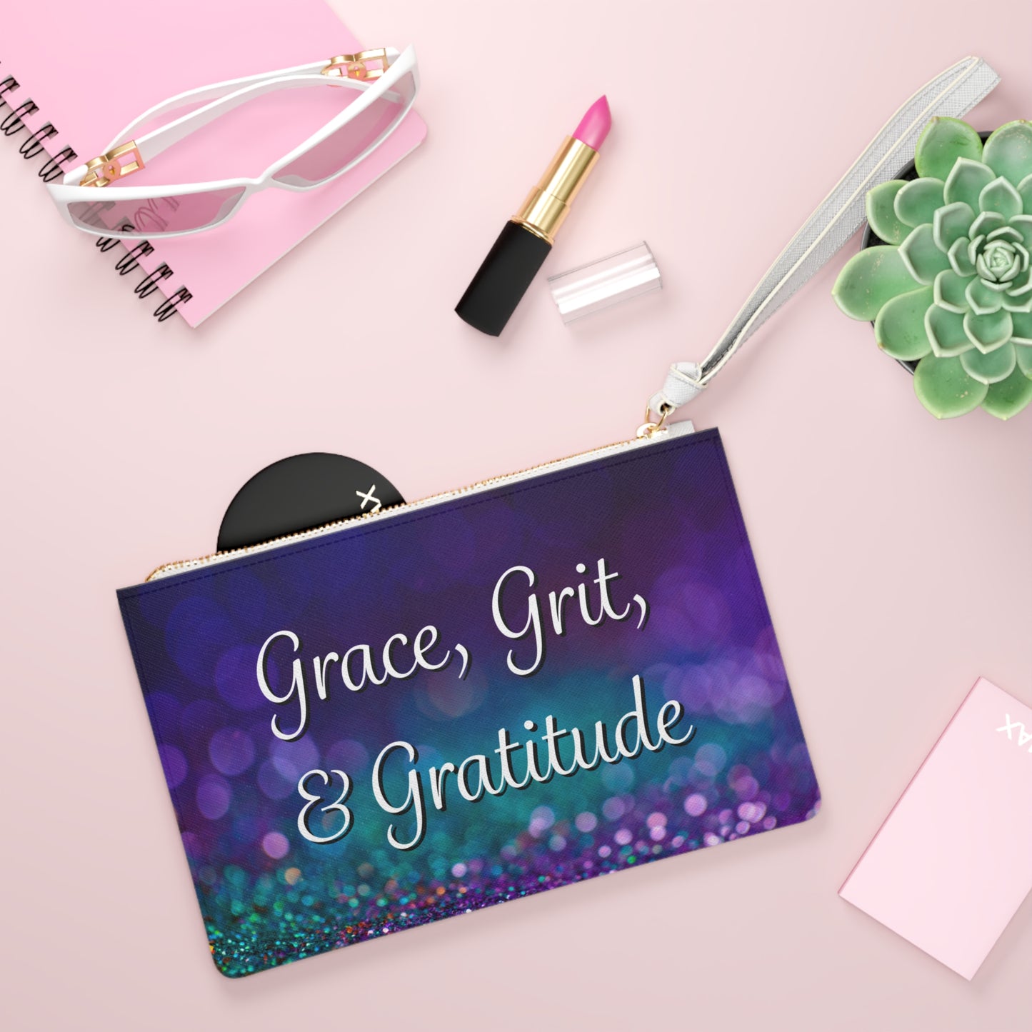 Clutch Bag - Grace, Grit, & Gratitude