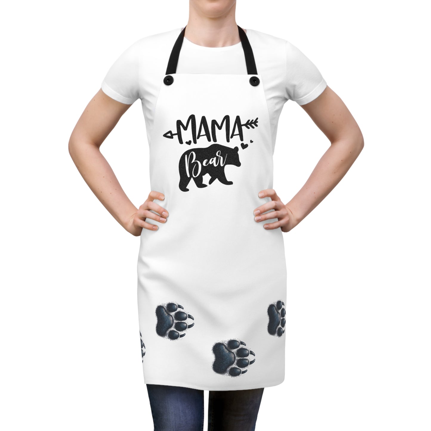 Mama Bear Apron - Cute Cooking Gift for Moms