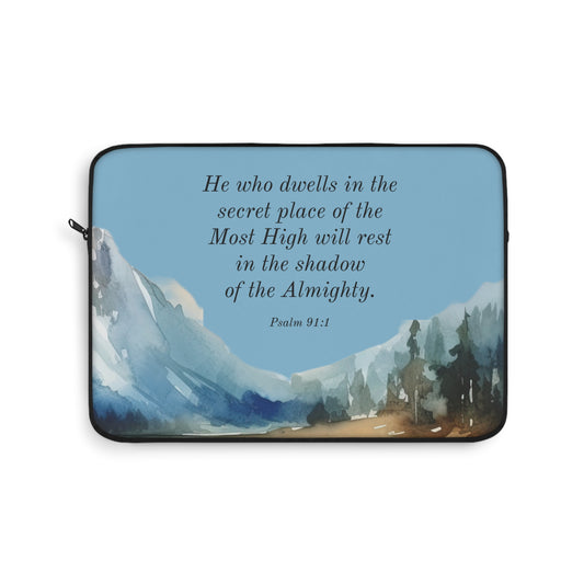 Laptop Sleeve - Psalm 91:1