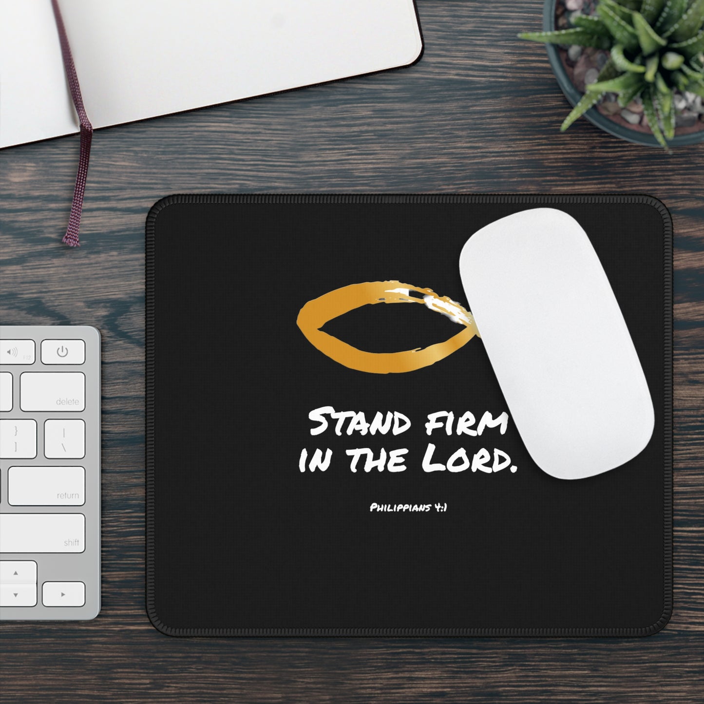 Gaming Mouse Pad - Stand Firm in the Lord
