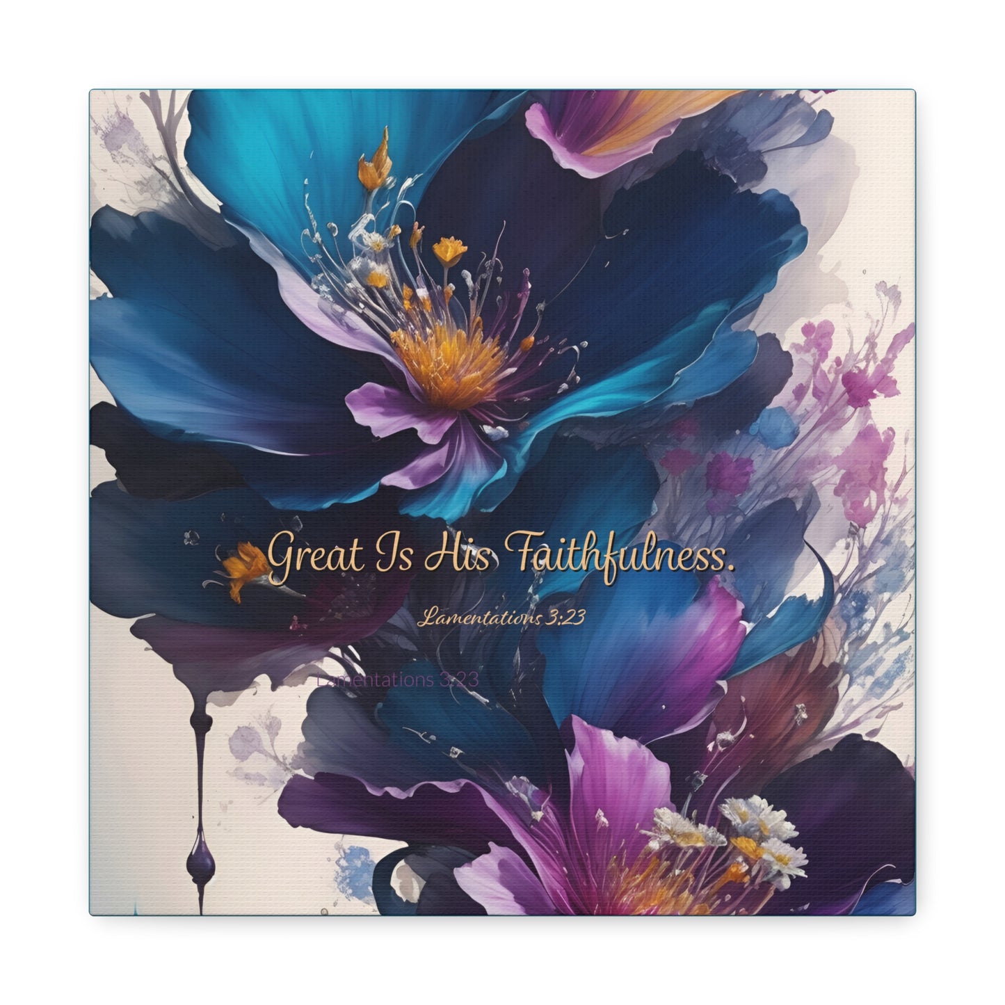 Canvas Gallery Wraps - A Floral Celebration of God's Faithfulness