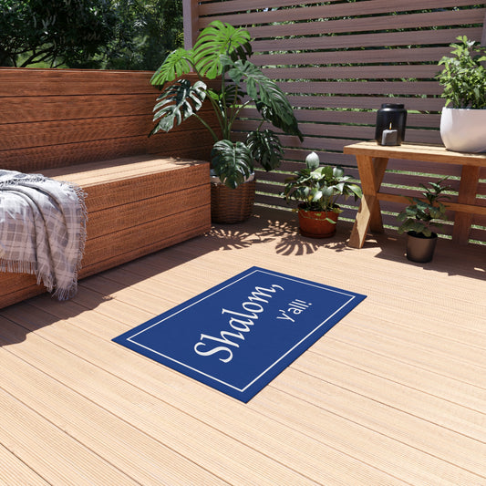 Outdoor Rug - Shalom' Y'all!